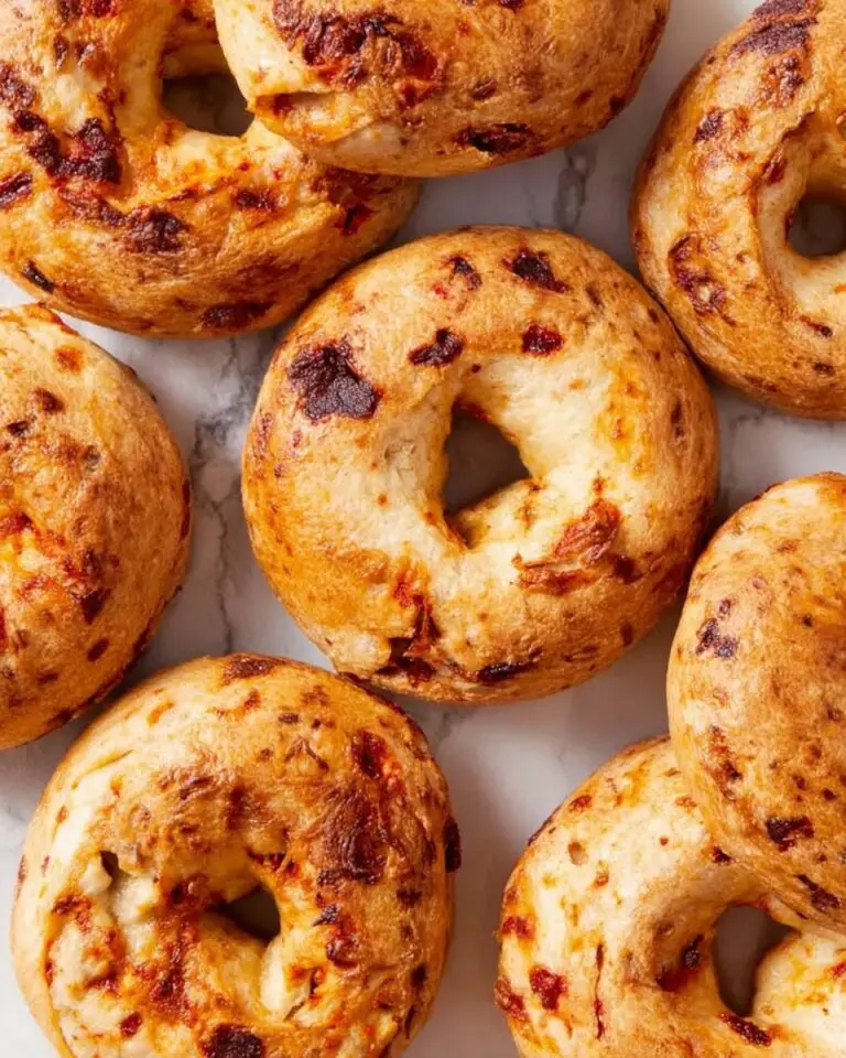 Sourdough Sun-Dried Tomato Bagels with Herbs and Cheese Recipe