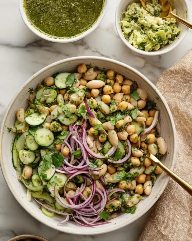Marinated Cilantro Lime Bean Salad Recipe