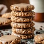 Vanilla Brown Sugar Oatmeal Latte Cookies with Espresso Icing Recipe