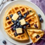 Banana Oatmeal Blueberry Zucchini Waffles Recipe