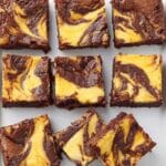 Banana Pudding Swirl Brownies Recipe