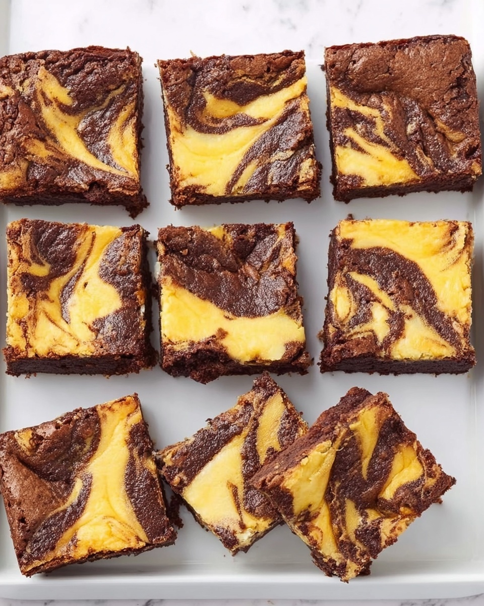 Banana Pudding Swirl Brownies Recipe