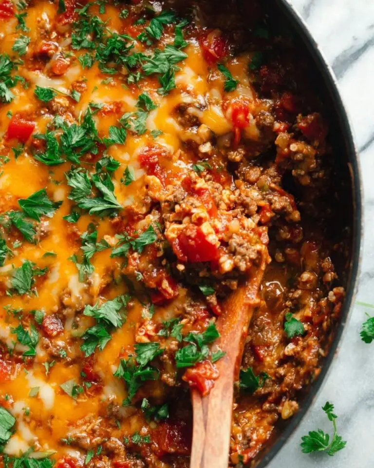 Unstuffed Peppers with Ground Turkey and Cheddar Recipe
