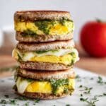 Healthy Pesto Egg Breakfast Sandwich Recipe
