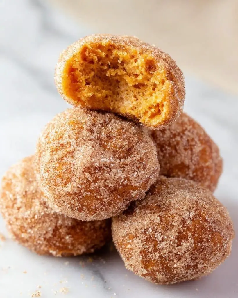 Baked Pumpkin Donut Holes Recipe