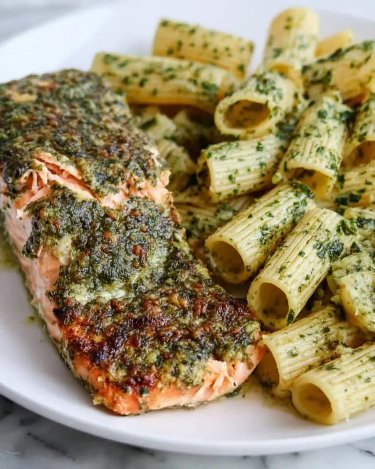 Pan-Seared Salmon with Pesto Butter Recipe