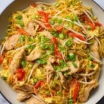 Chicken Pad Thai with Cashew Butter and Spaghetti Squash Recipe