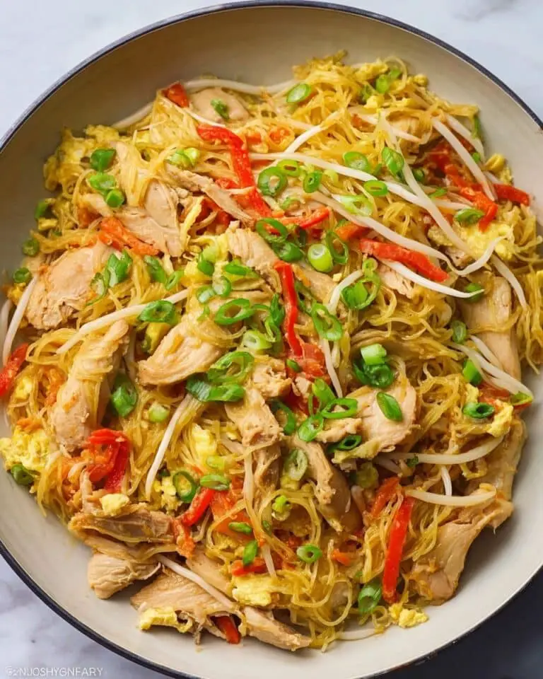 Chicken Pad Thai with Cashew Butter and Spaghetti Squash Recipe