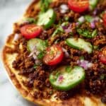 30-Minute Turkish-Spiced Baked Tofu Crumbles with Fresh Pita and Veggies Recipe