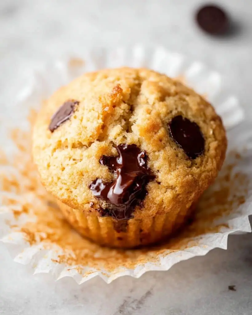 Fluffy Flourless Peanut Butter Chickpea Muffins Recipe