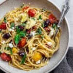 Simple Mediterranean Olive Oil Pasta Recipe
