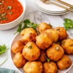 Crispy Fried Mushrooms with Garlic Batter and Parsley Recipe
