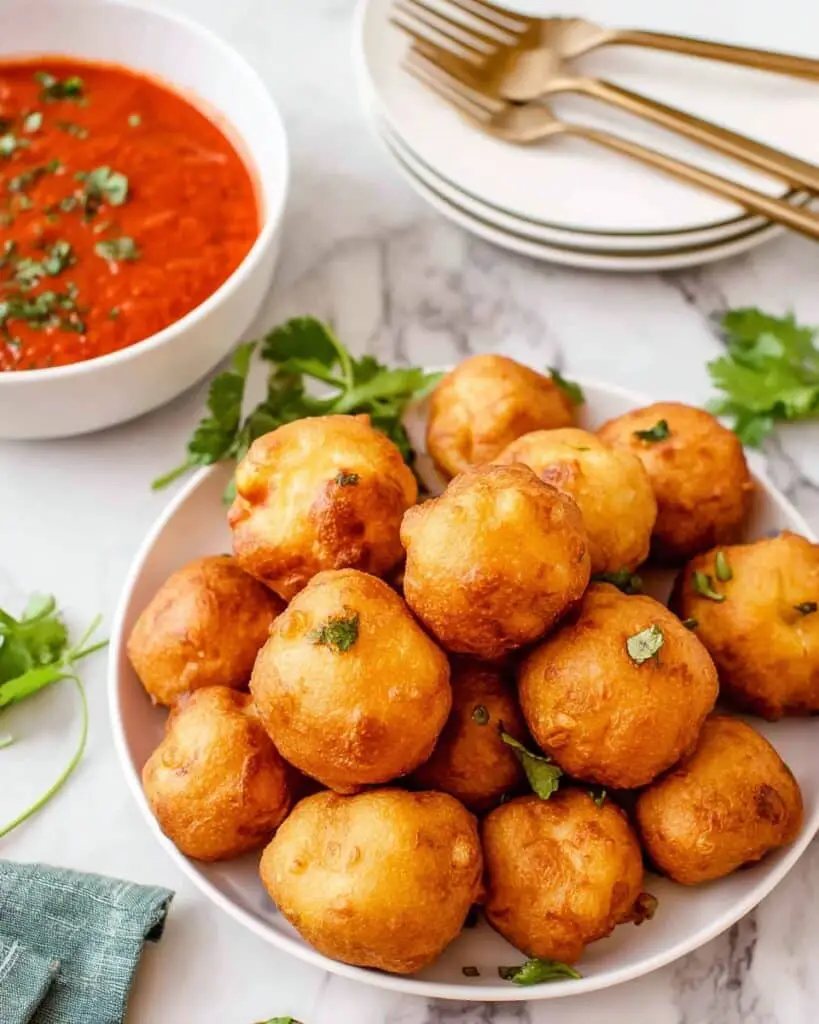 Crispy Fried Mushrooms with Garlic Batter and Parsley Recipe