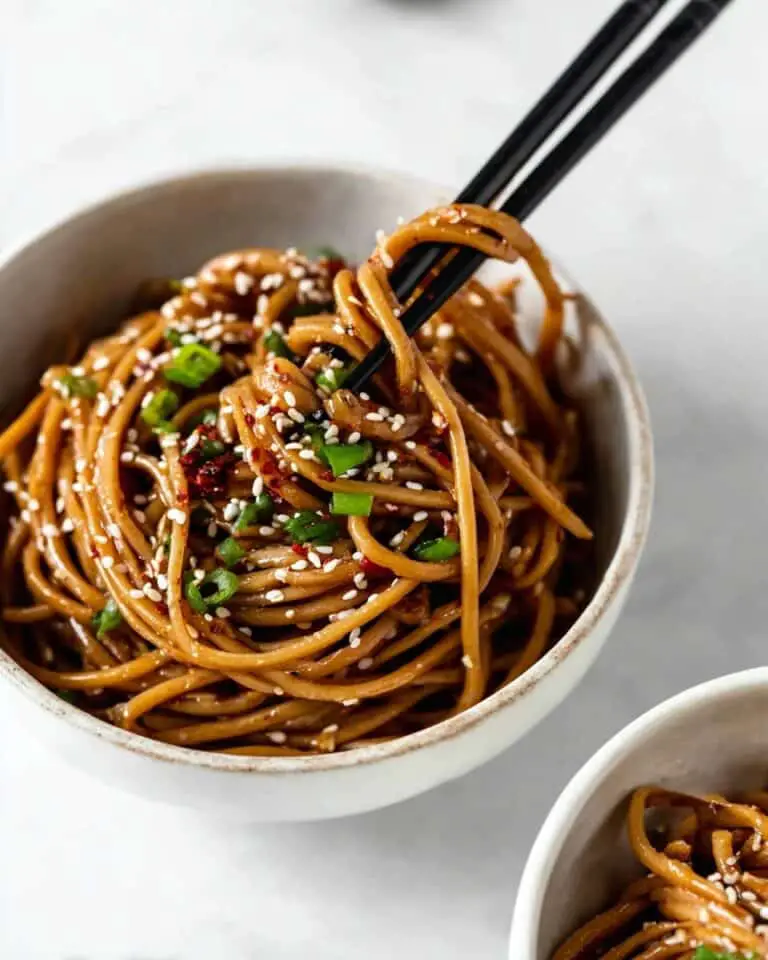 Garlic Sesame Noodles Recipe