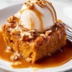 Caramel Pumpkin Cobbler with Pecans Recipe