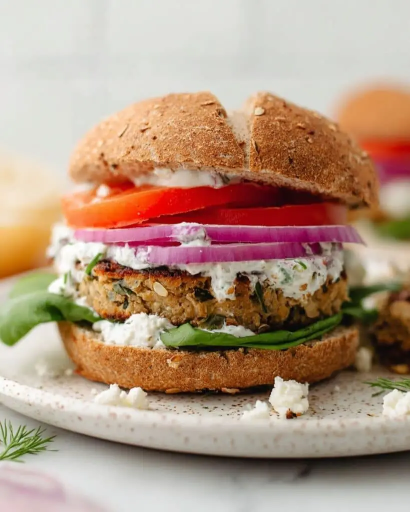 20 Minute Greek Turkey Burgers Recipe