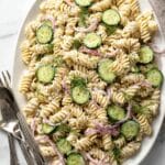 Cucumber Pasta Salad with Coconut Milk and Dill Recipe