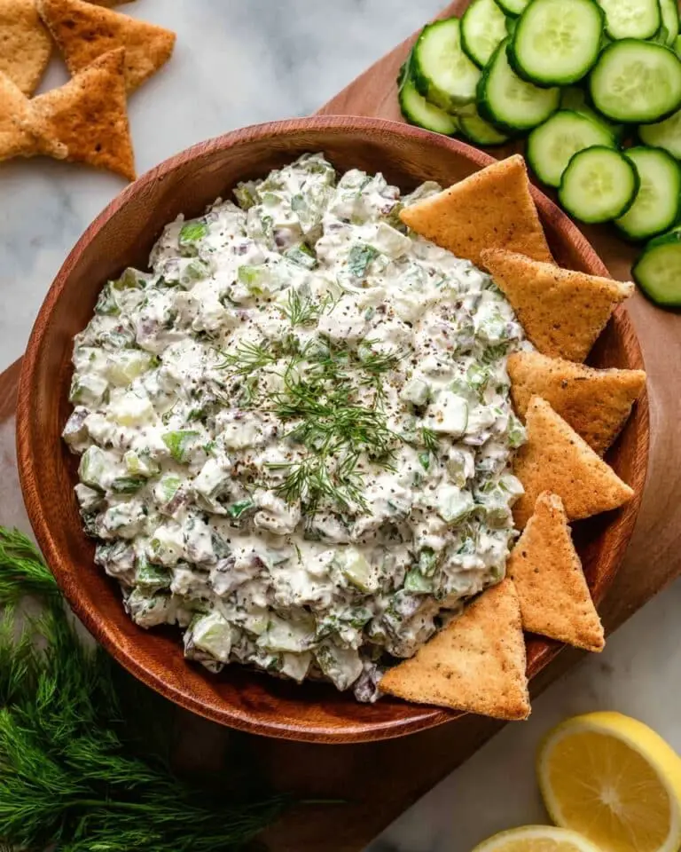 20-Minute Tzatziki Chicken Salad Recipe