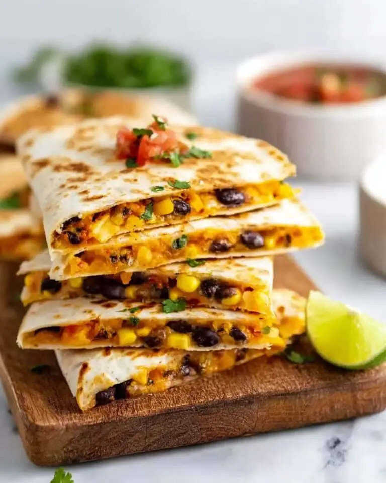 Vegan Sweet Potato Quesadillas Recipe