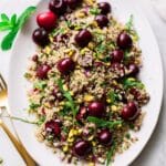 Cherry Pistachio Quinoa Salad Recipe