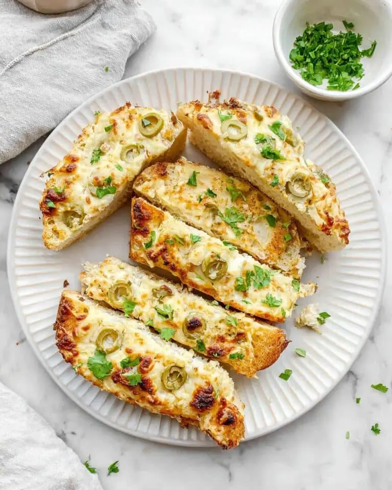 Greek Garlic Cheese Bread Recipe