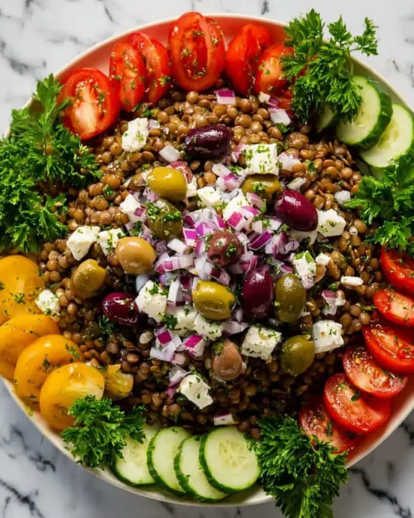 Mediterranean Lentil Salad Recipe