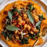 Soy Glazed Tofu Nuggets with Whipped Sage Butternut Squash Recipe
