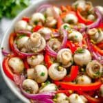 Zesty Garlic Marinated Mushrooms Recipe